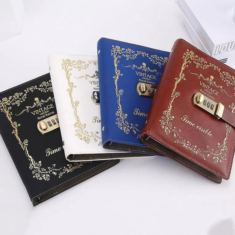 Embroidered Vintage Notebook for Journaling & Scrapbooking - PaperWrld