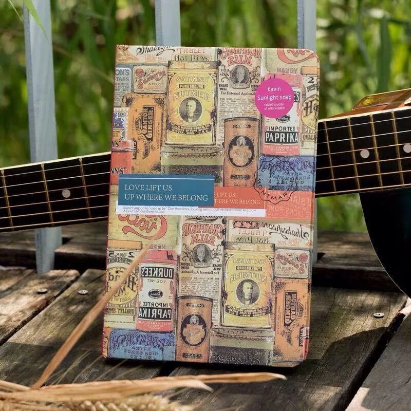 Vintage Kraft Notebook for Journaling & Scrapbooking - PaperWrld