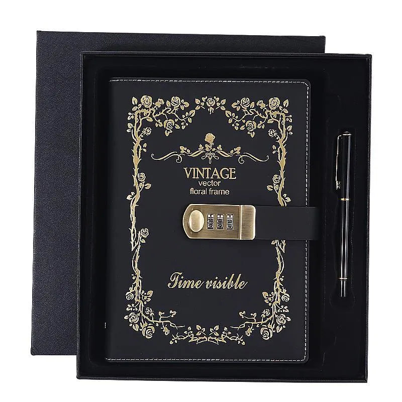 Embroidered Vintage Notebook for Journaling & Scrapbooking - PaperWrld