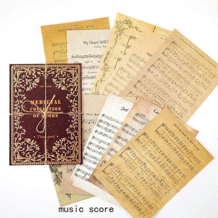 Medieval Collection Paper - Music Store - PaperWrld