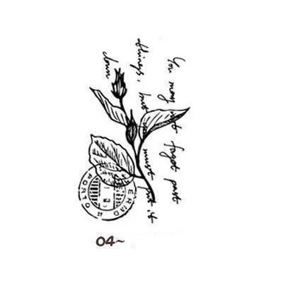 Flowers & Grass Wooden Stamps for Journaling & Scrapbooking - PaperWrld