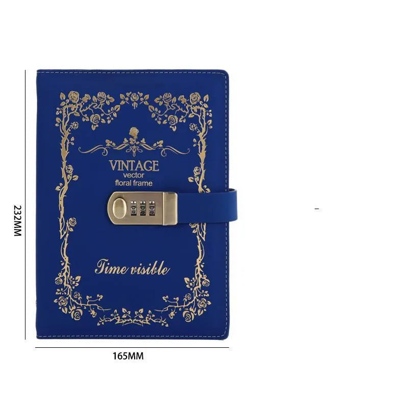 Embroidered Vintage Notebook for Journaling & Scrapbooking - PaperWrld