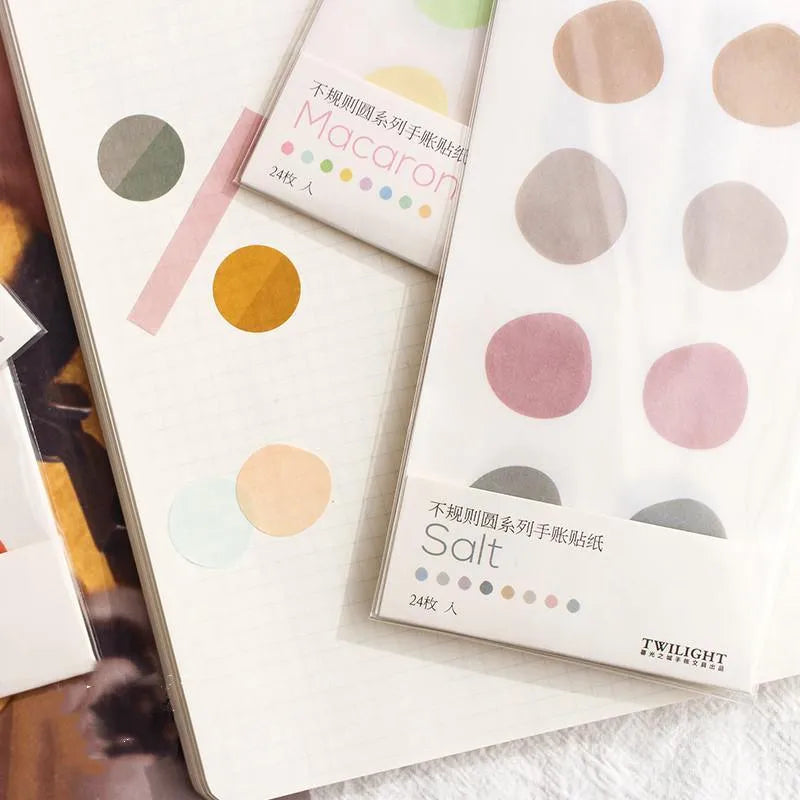 Irregular Round Stickers for Journaling & Scrapbooking - PaperWrld