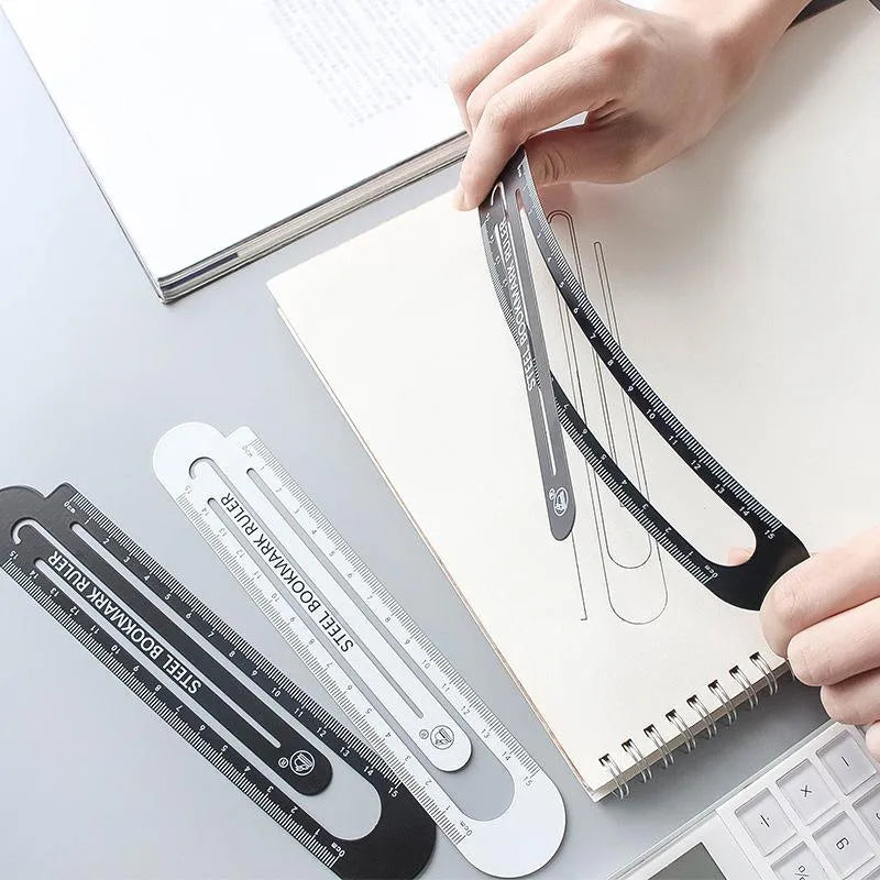 Black & White Two-Sided Ruler for Journaling & Scrapbooking - PaperWrld