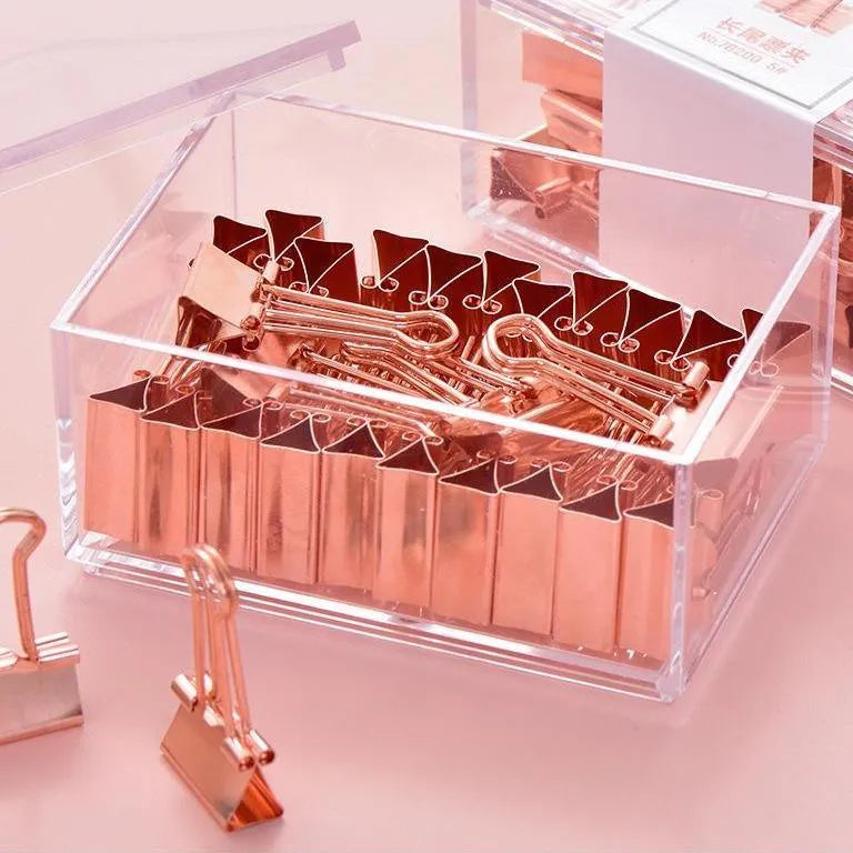 Rose Gold Clips for Journaling & Scrapbooking - PaperWrld