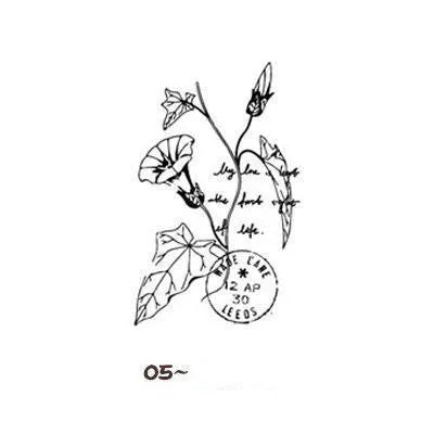 Flowers & Grass Wooden Stamps for Journaling & Scrapbooking - PaperWrld