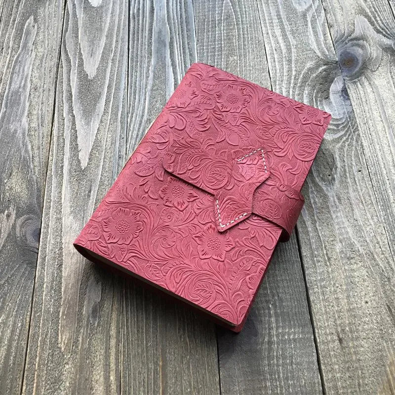 Leather Handmade Notebook for Journaling & Scrapbooking - PaperWrld