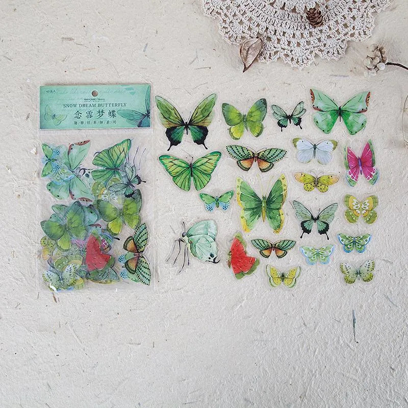 Butterfly & Dragonfly Stickers for Journaling & Scrapbooking - PaperWrld