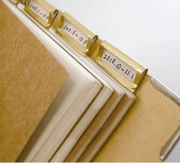 Brass Retro Bookmark for Journaling & Scrapbooking - PaperWrld