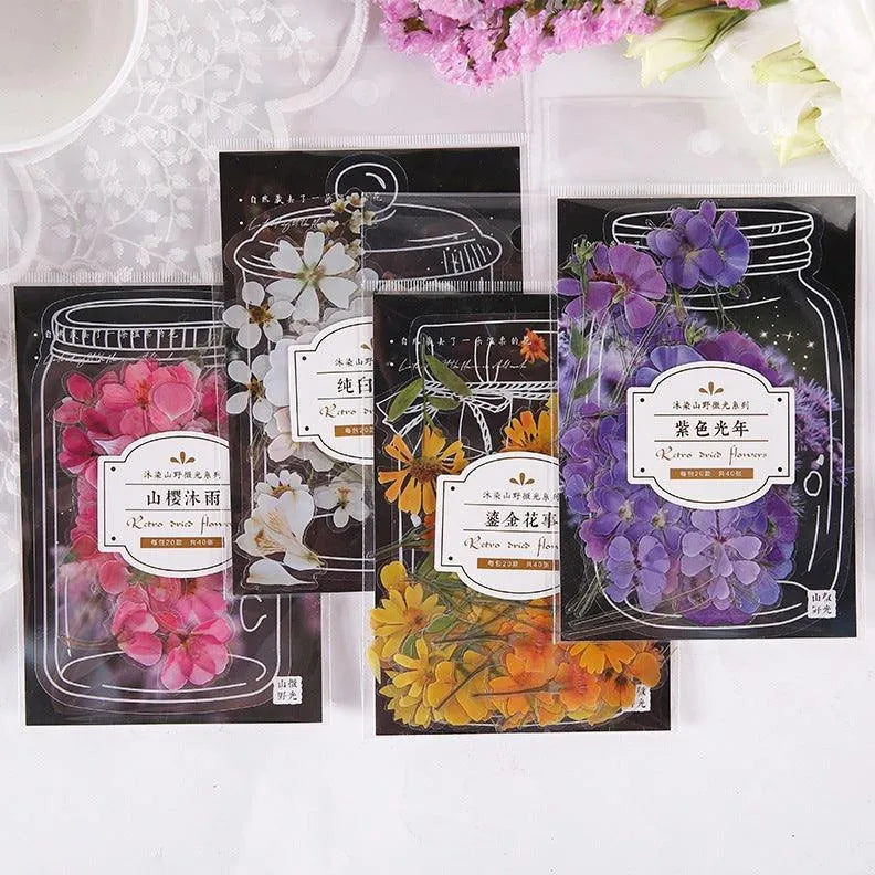 Series Floral Stickers 40 pcs for Journaling & Scrapbooking - PaperWrld