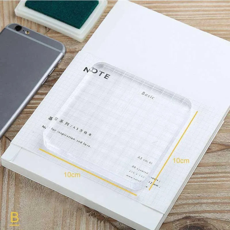 Handle For Transparent Silicone Stamps for Journaling & Scrapbooking - PaperWrld