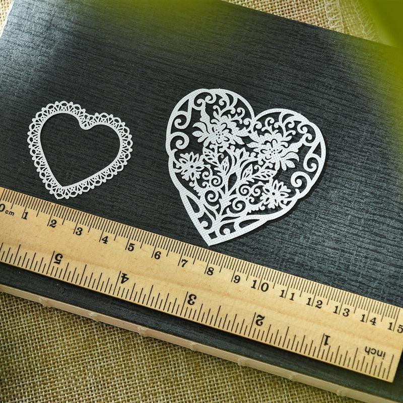 Hearts Of Carved Paper for Journaling &amp; Scrapbooking - PaperWrld