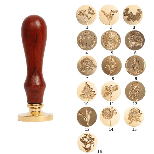 Botanical Garden Wax Seal Stamp for Journaling & Scrapbooking - PaperWrld