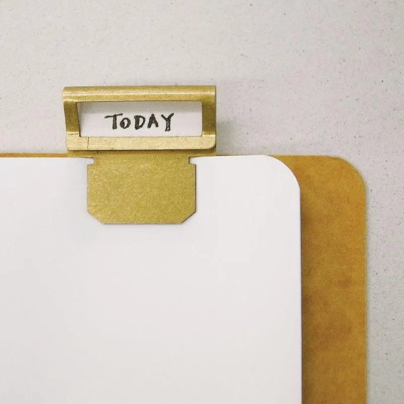 Brass Retro Bookmark for Journaling & Scrapbooking - PaperWrld