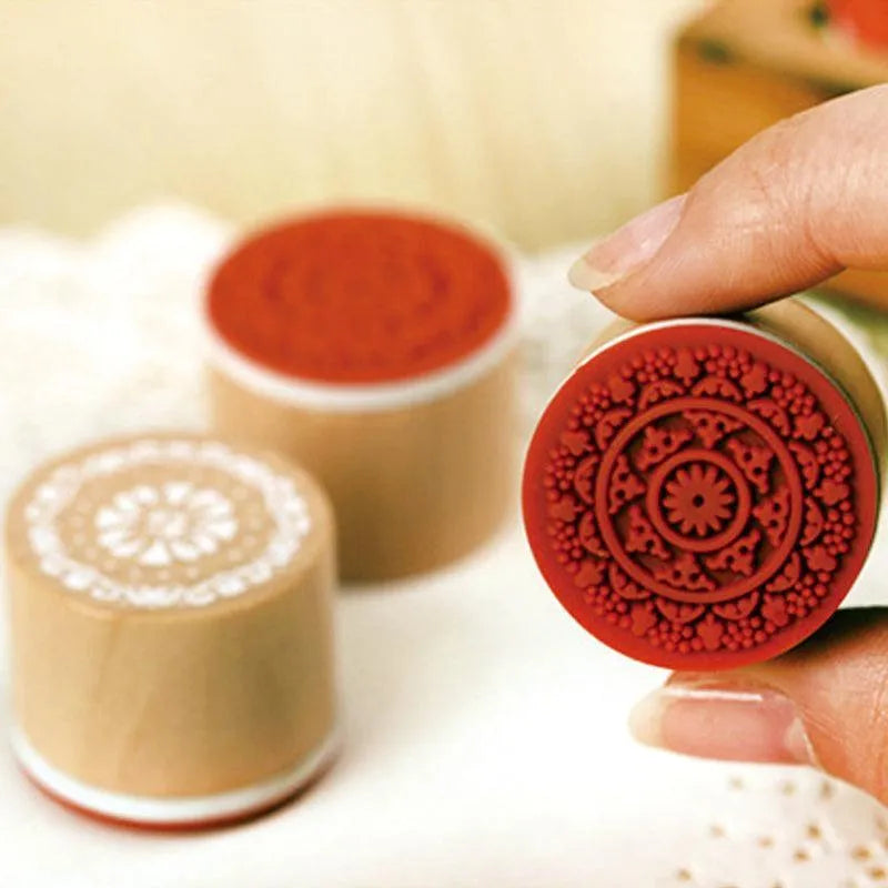 Round Wooden Lace for Journaling & Scrapbooking - PaperWrld