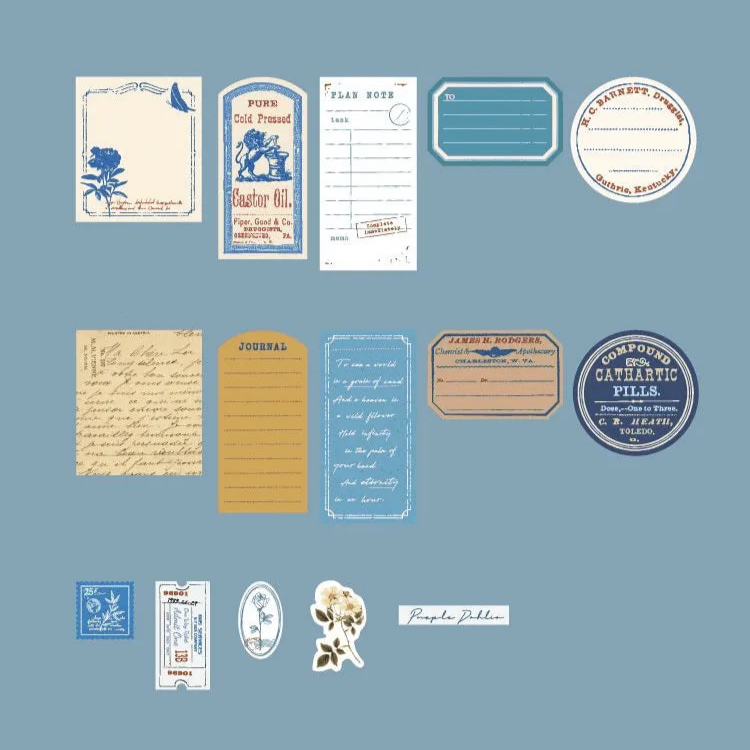 Vintage Cards Paper for Journaling & Scrapbooking - PaperWrld