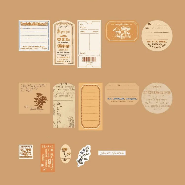 Vintage Cards Paper for Journaling & Scrapbooking - PaperWrld