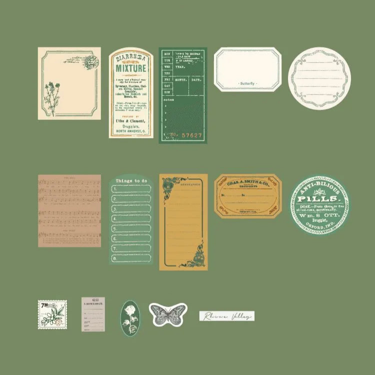 Vintage Cards Paper for Journaling & Scrapbooking - PaperWrld