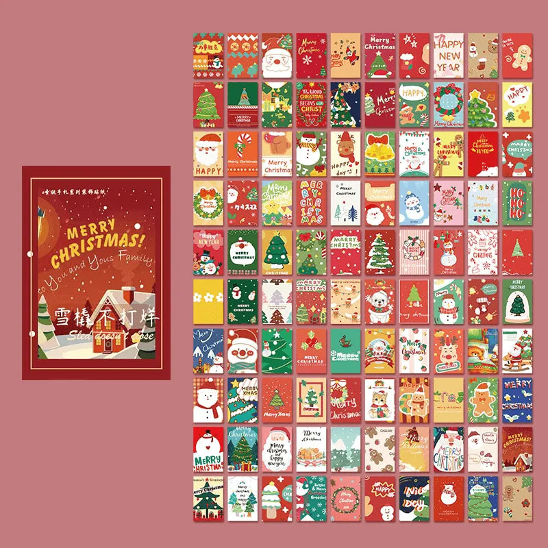 Retro Christmas Memo Pad for Journaling & Scrapbooking - PaperWrld