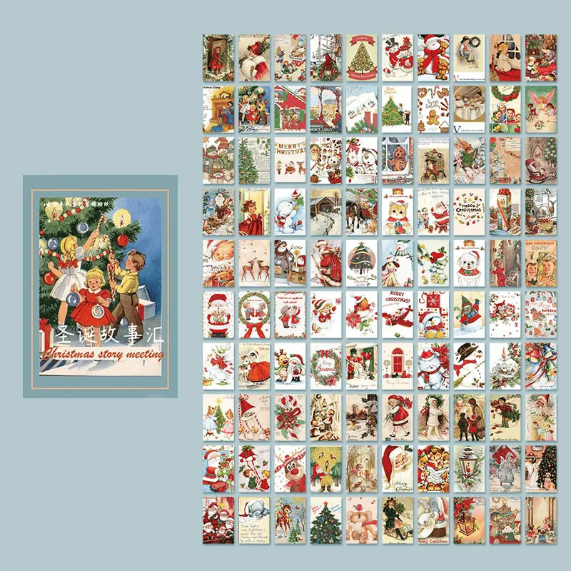 Retro Christmas Memo Pad for Journaling & Scrapbooking - PaperWrld