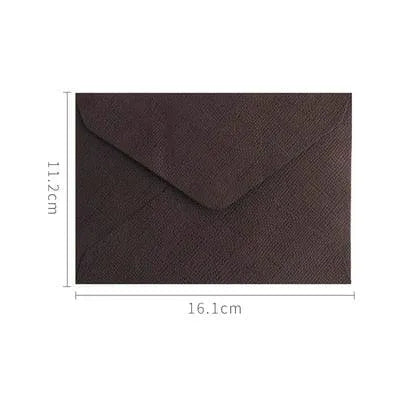 20 Pcs Linen Woven C6 Retro Envelopes for Journaling & Scrapbooking - PaperWrld