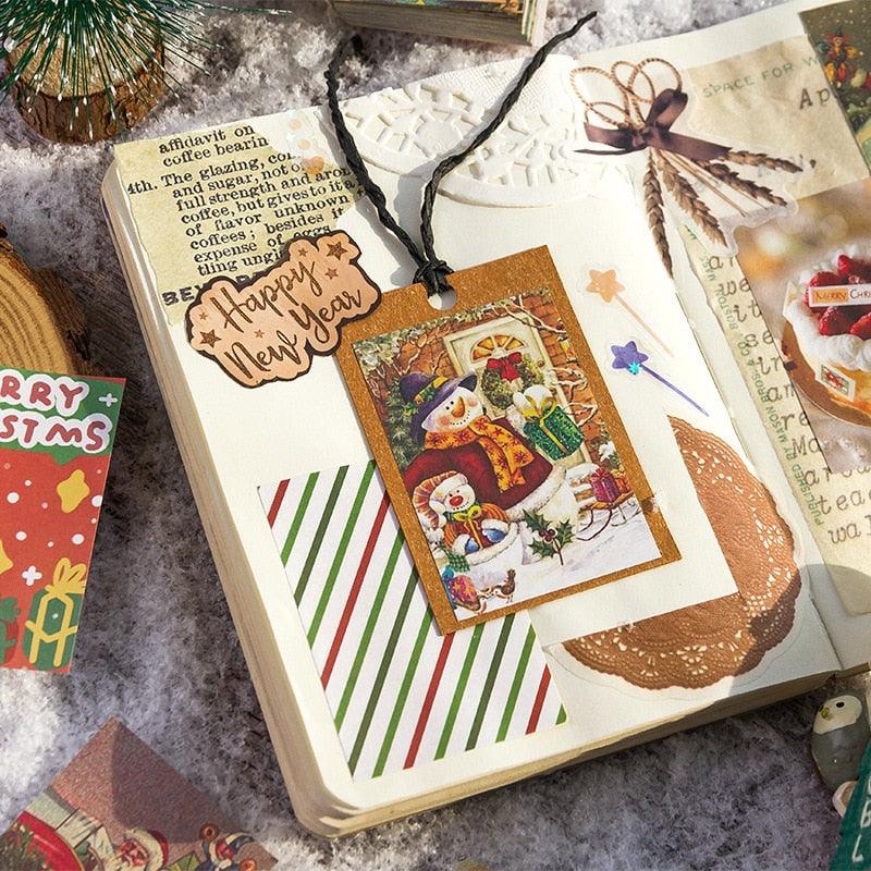 Retro Christmas Memo Pad for Journaling &amp; Scrapbooking - PaperWrld