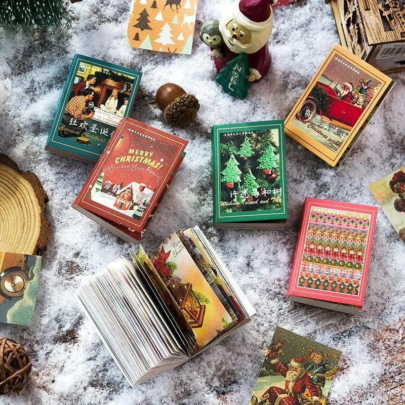 Retro Christmas Memo Pad for Journaling & Scrapbooking - PaperWrld