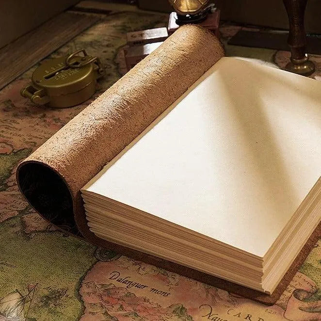 Vintage Leather Handmade Journal for Journaling & Scrapbooking - PaperWrld