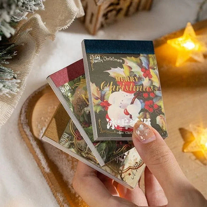 Retro Christmas Series Paper for Journaling & Scrapbooking - PaperWrld