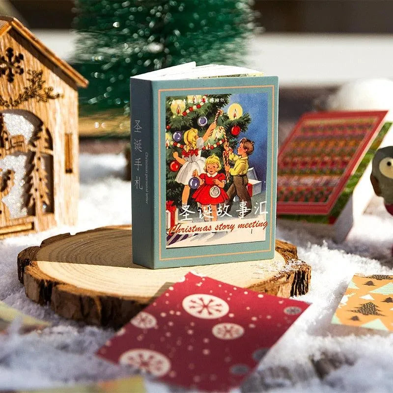 Retro Christmas Memo Pad for Journaling & Scrapbooking - PaperWrld