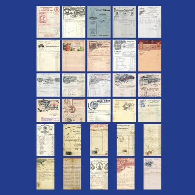 Time Traveler Retro Paper Set 60pcs for Journaling & Scrapbooking - PaperWrld