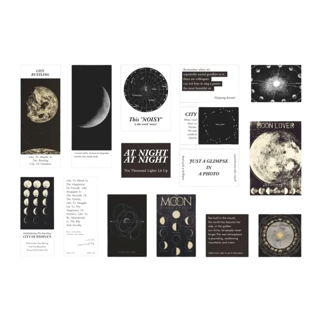 Aesthetic Globe Traveler Stickers 45pcs for Journaling & Scrapbooking - PaperWrld