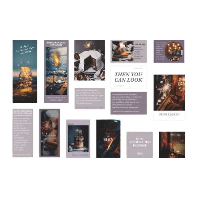 Aesthetic Globe Traveler Stickers 45pcs for Journaling & Scrapbooking - PaperWrld