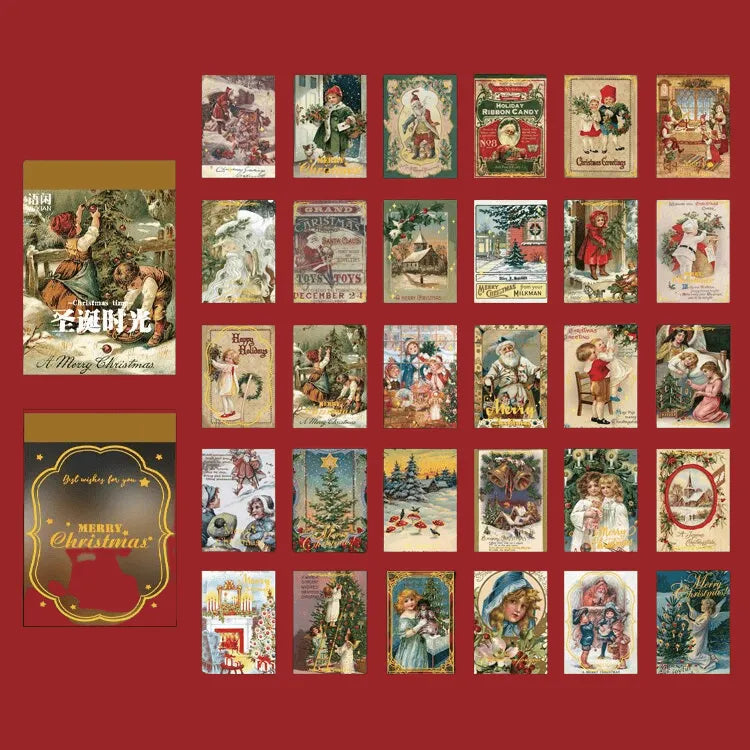 Retro Christmas Series Paper for Journaling & Scrapbooking - PaperWrld