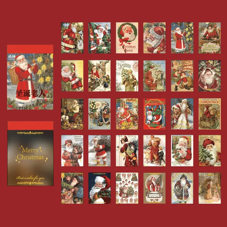 Retro Christmas Series Paper for Journaling & Scrapbooking - PaperWrld