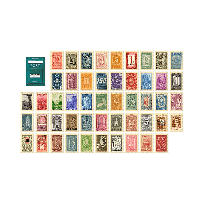 Little Postman Stickers for Journaling &amp; Scrapbooking - PaperWrld