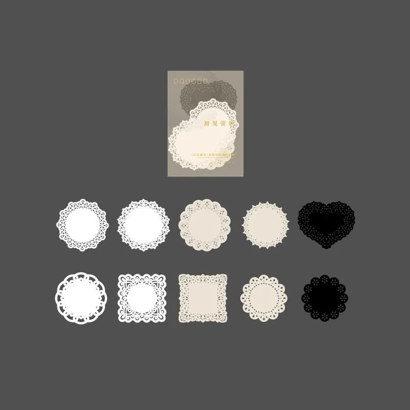 Embossed Paper Aesthetic Window Frame 20 Sheets for Journaling & Scrapbooking - PaperWrld