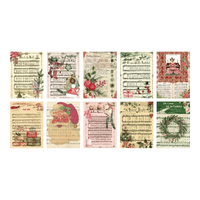 Christmas paper set for Journaling & Scrapbooking - PaperWrld