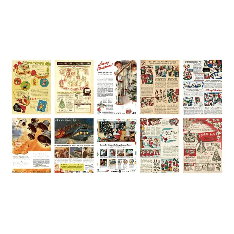Christmas paper set for Journaling & Scrapbooking - PaperWrld