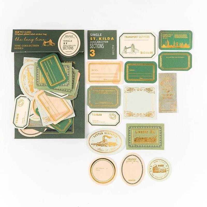 Time Collection Series Stickers for Journaling & Scrapbooking - PaperWrld