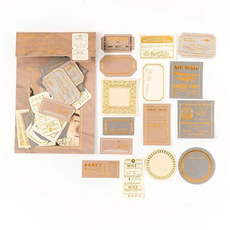 Time Collection Series Stickers for Journaling & Scrapbooking - PaperWrld