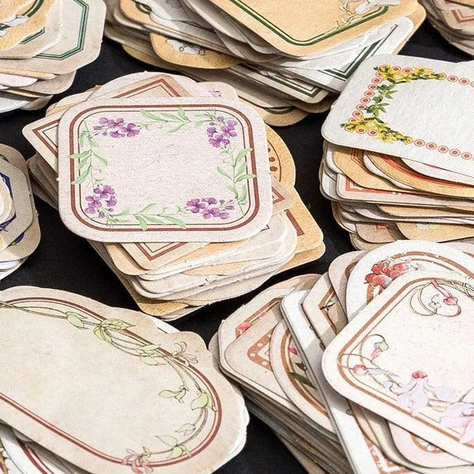 flower language collection stickers - PaperWrld