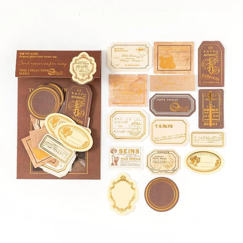 Time Collection Series Stickers for Journaling & Scrapbooking - PaperWrld
