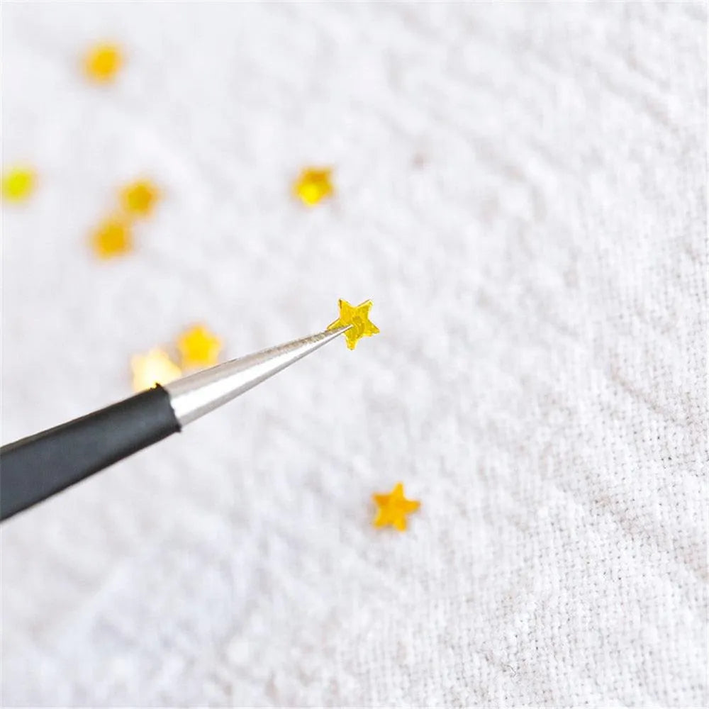 Stainless Steel Black Tweezers for Journaling & Scrapbooking - PaperWrld