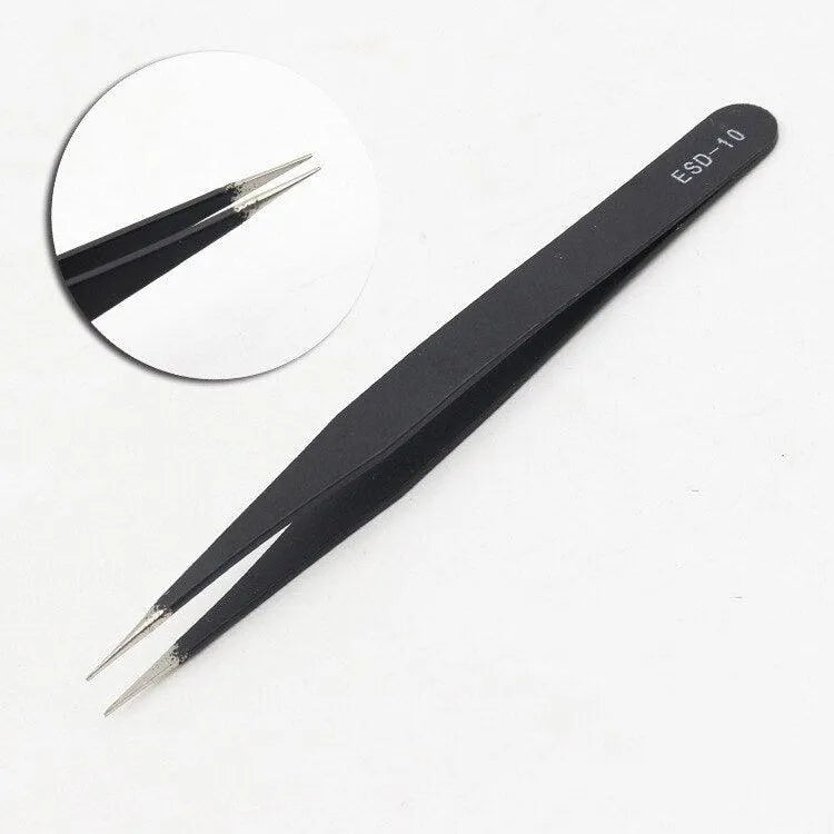 Stainless Steel Black Tweezers for Journaling & Scrapbooking - PaperWrld