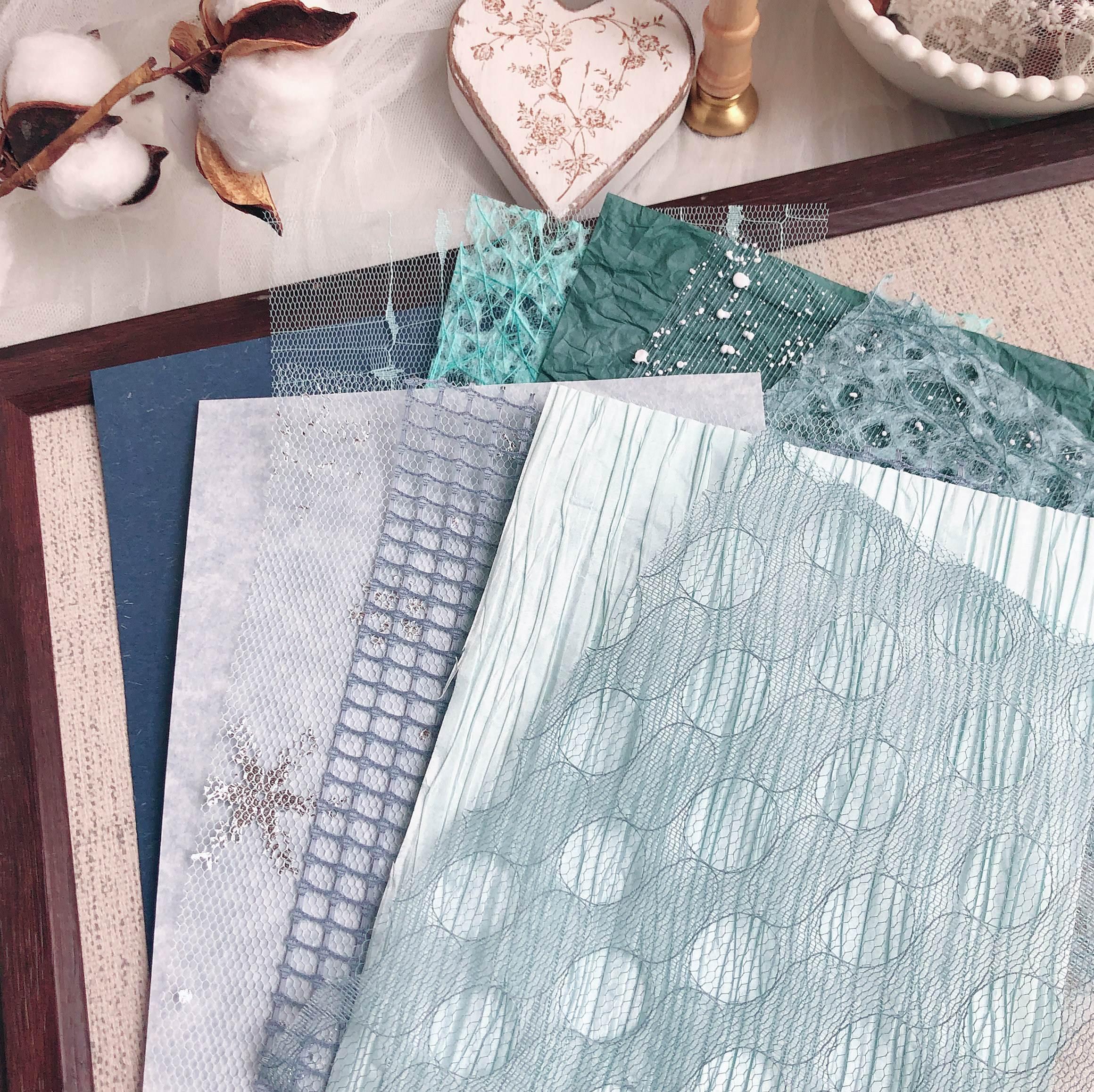 Textured Artisan Craft Paper Set - 10 Sheets for Journaling &amp; Scrapbooking - PaperWrld