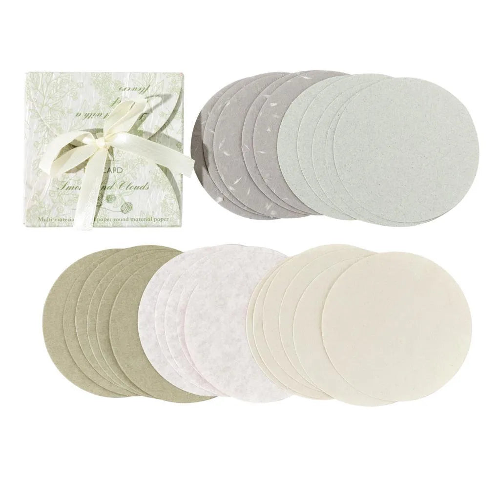 Round Aesthetic Paper Pack for Journaling & Scrapbooking - PaperWrld