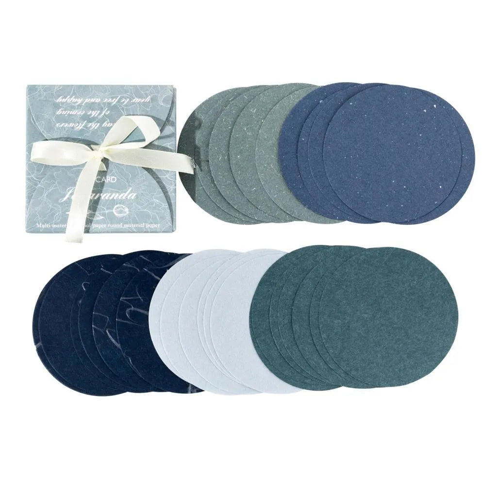 Round Aesthetic Paper Pack for Journaling & Scrapbooking - PaperWrld