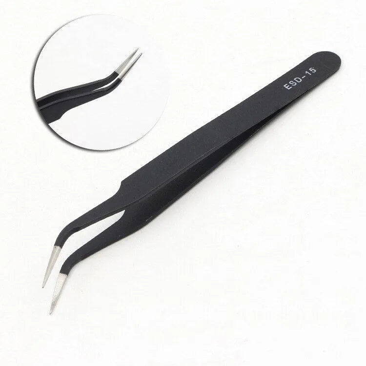 Stainless Steel Black Tweezers for Journaling & Scrapbooking - PaperWrld