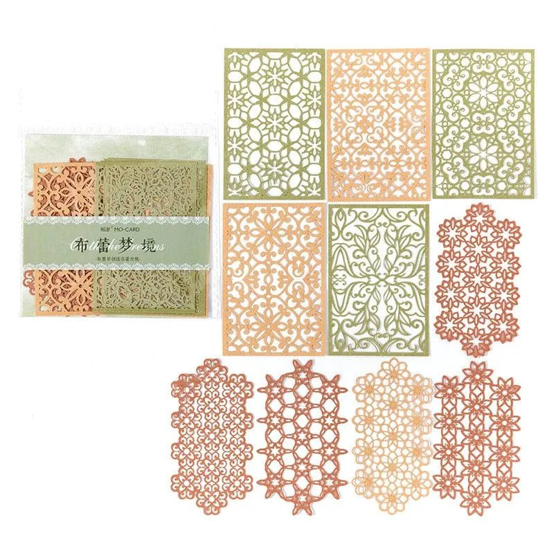 Doily Paper in Neutral Shades for Journaling & Scrapbooking - PaperWrld